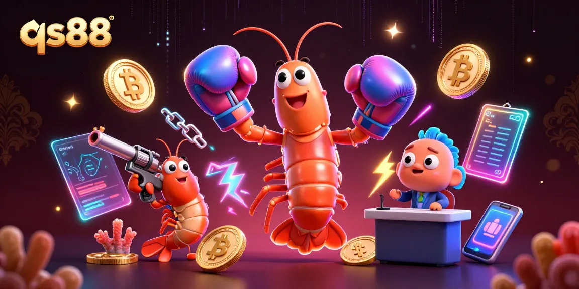 Experience winning strategies at qs88, showcasing vibrant 3D characters and casino elements.