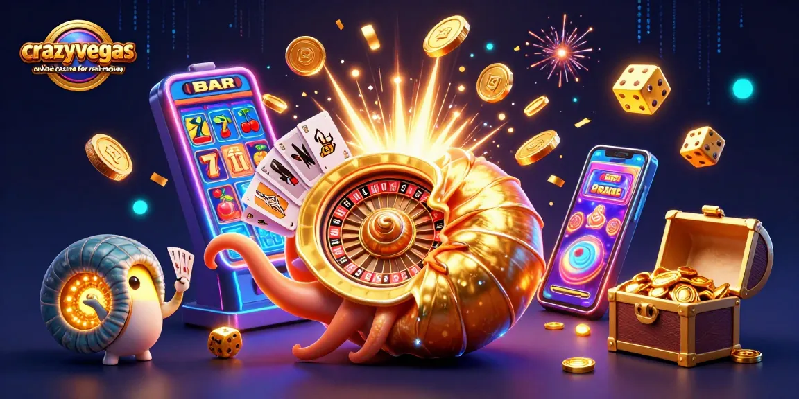 Experience thrilling gameplay at crazyvegas online casino for real money with vibrant casino elements and characters.