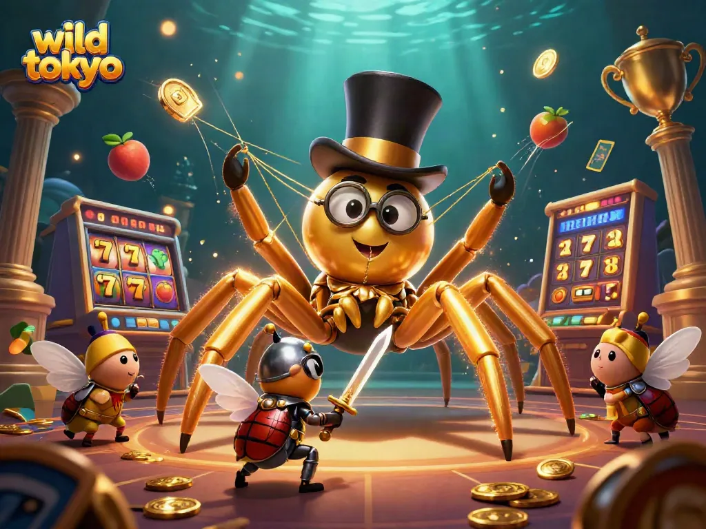 Engage in thrilling adventures at Wild Tokyo Casino with vibrant 3D characters and exciting slot game elements.