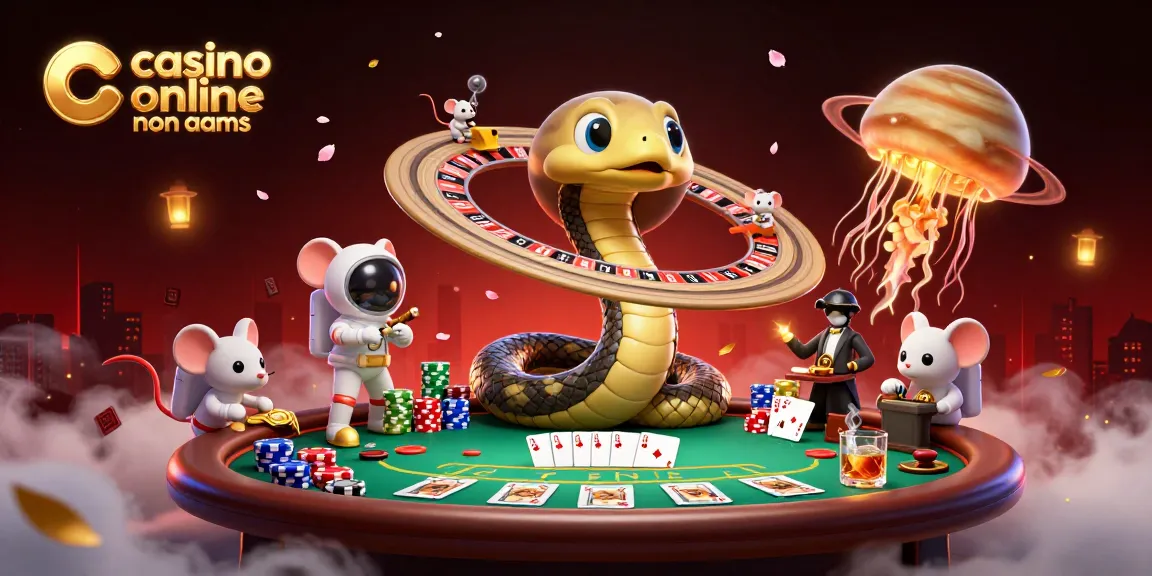Engage with the thrilling universe of casino online non aams as astronaut mice place bets on a cosmic roulette wheel.
