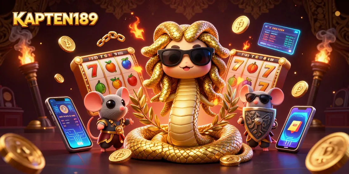 KAPTEN189 hadir dengan ilustrasi permainan slot yang menarik dan persaingan jackpot yang seru untuk penjudi.