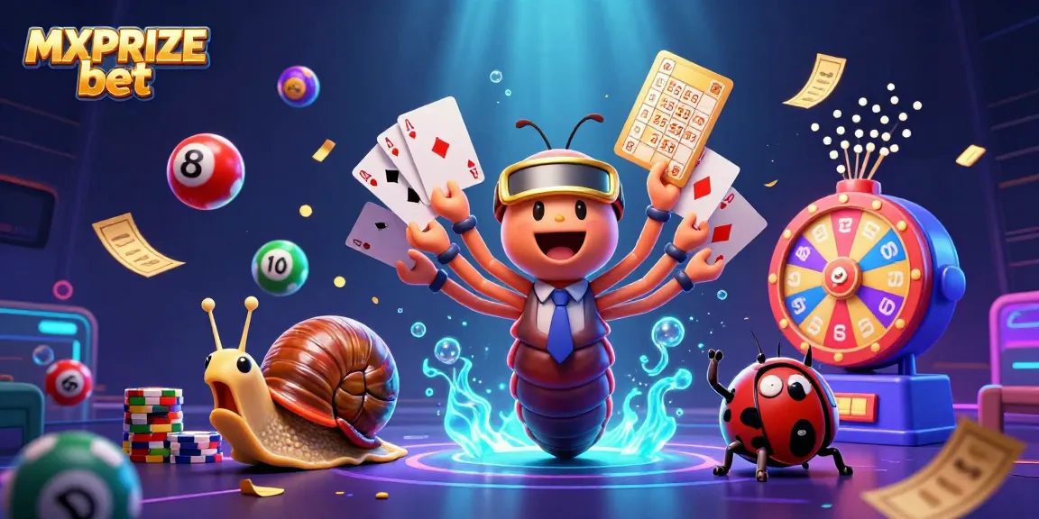 Engage with MXPRIZE bet through an exciting 3D illustration showcasing brilliant casino action and vibrant game elements.
