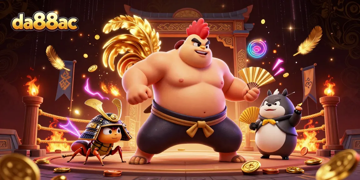 Engage in thrilling gameplay at da88ac with sumo wrestling and samurai elements.