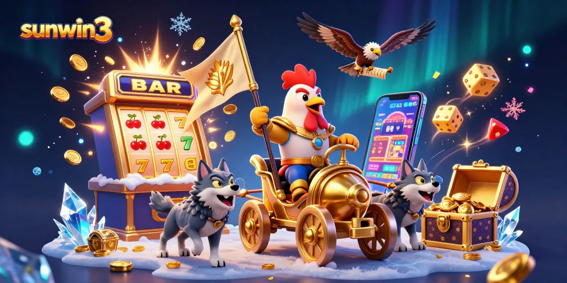Experience the thrill of winning with sunwin3, featuring jackpot slot excitement and captivating characters.