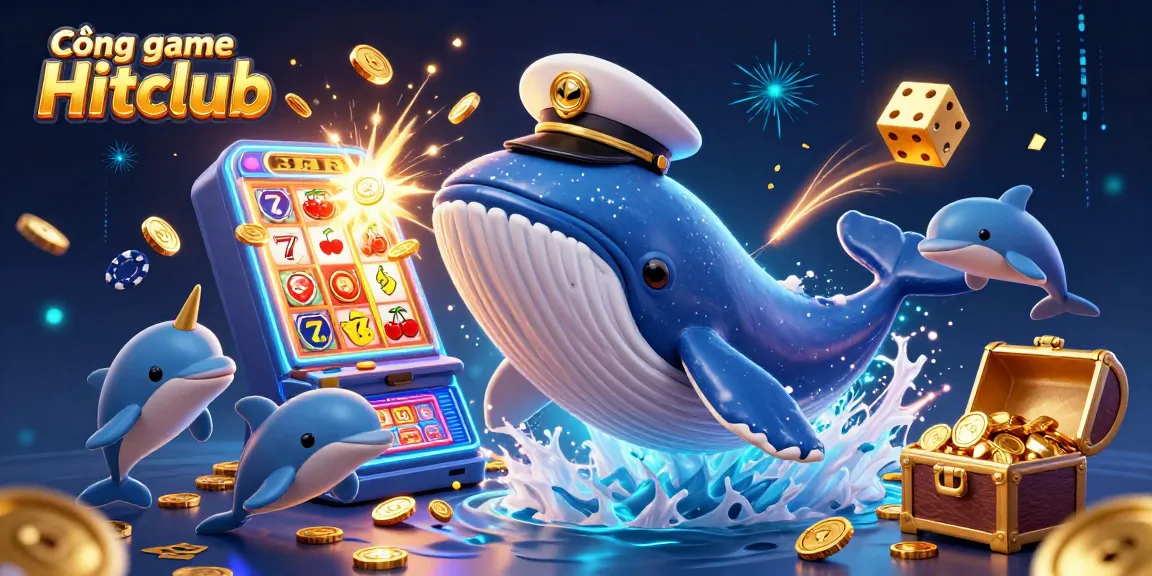 Win big at Cổng game Hitclub with a spectacular jackpot and playful casino-themed characters!