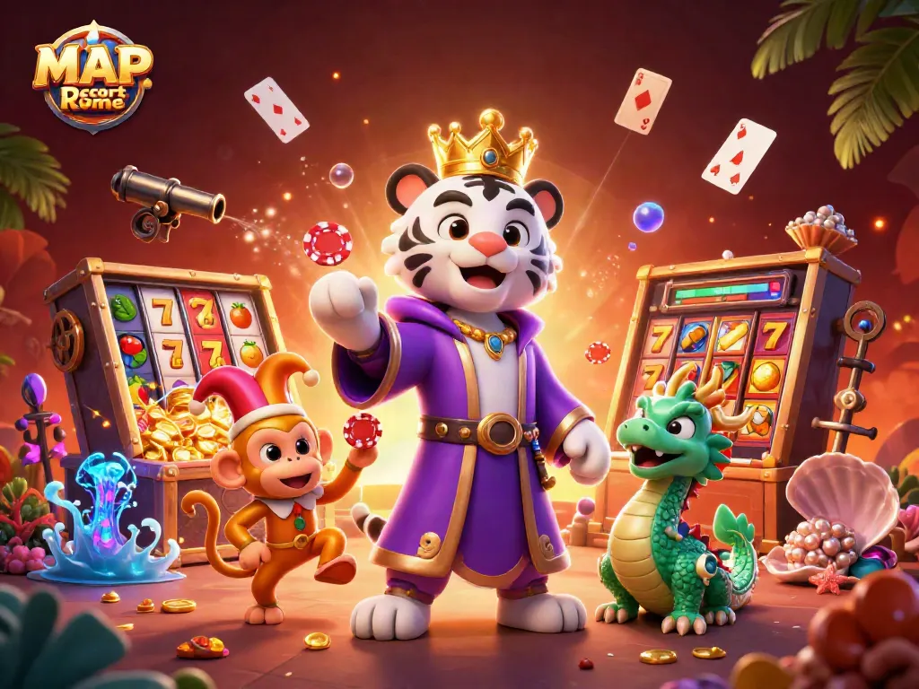 Engage with the vibrant MAP Escort Rome scene filled with colorful slots and dynamic casino elements.